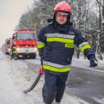 Wypadek samochodu ciężarowego w miejscowości Kalety