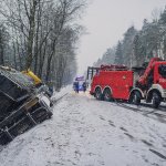 Wypadek samochodu ciężarowego w miejscowości Kalety