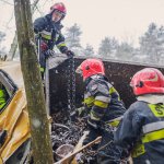 Wypadek samochodu ciężarowego w miejscowości Kalety