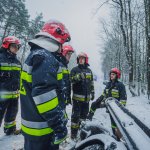 Wypadek samochodu ciężarowego w miejscowości Kalety