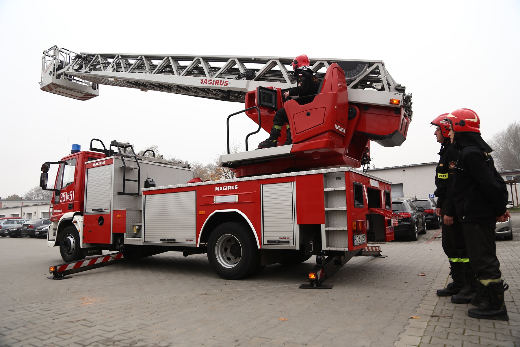 Szkolenie specjalistyczne kierowców-operatorów samochodów z drabiną mechaniczną