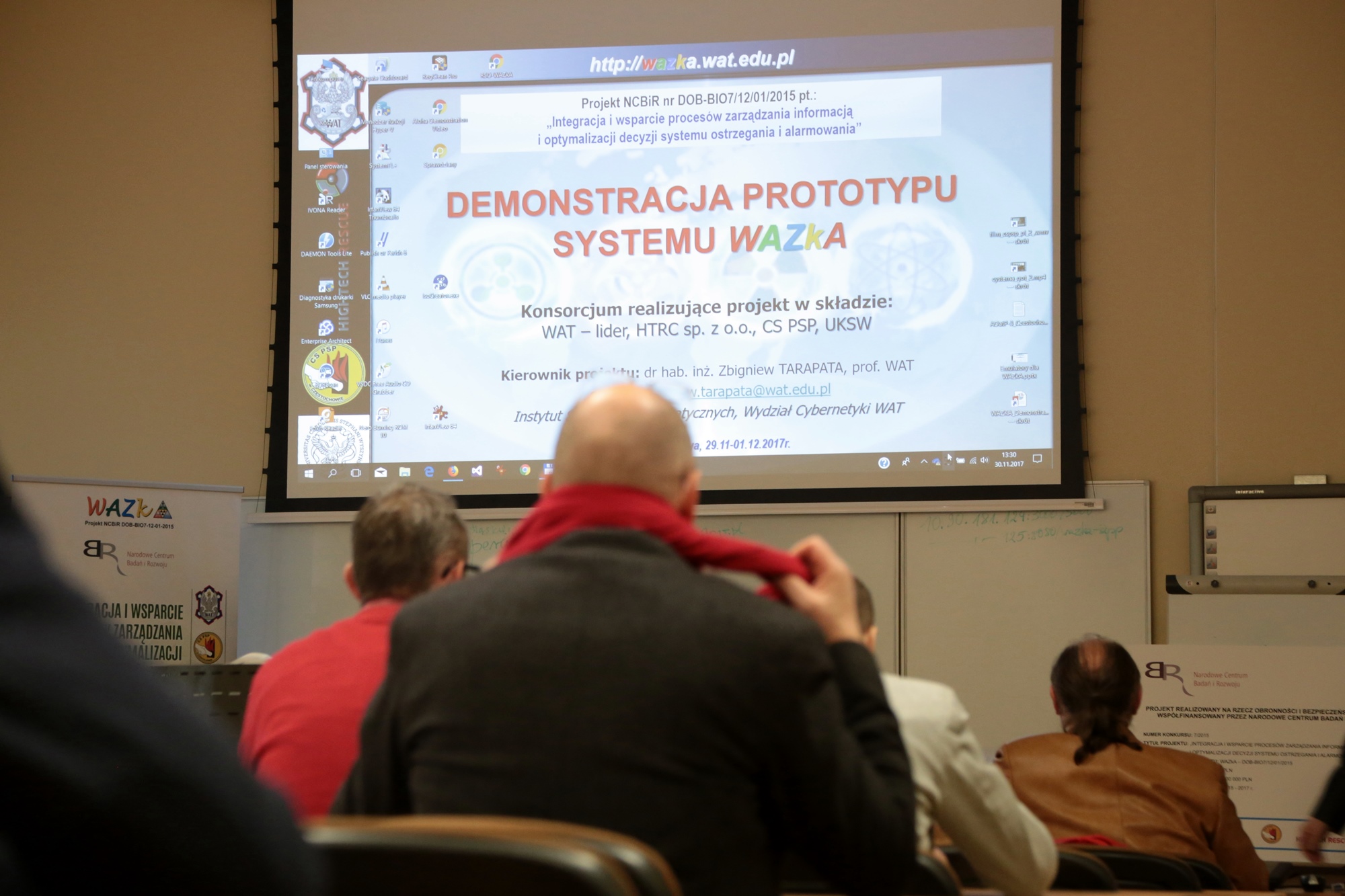 Warsztaty poświęcone demonstracji działania prototypu Systemu Wsparcia Analiz Zagrożeń Skażeniami i Alarmowania