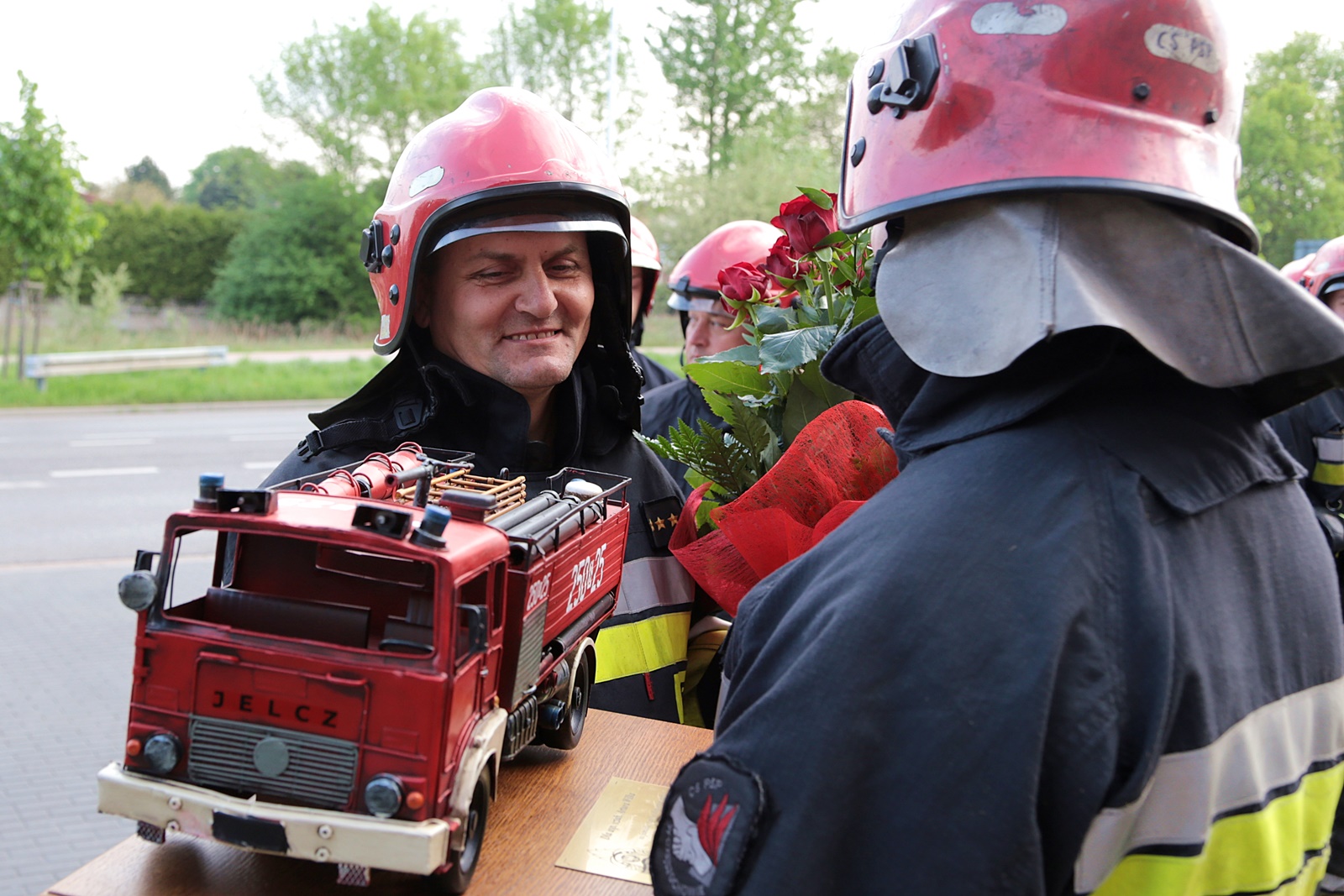 Uroczyste pożegnanie ze służbą asp. sztab. Artura Wilka