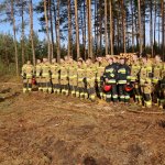 Ćwiczenia z taktyki działań ratowniczych na terenie Nadleśnictwa Herby