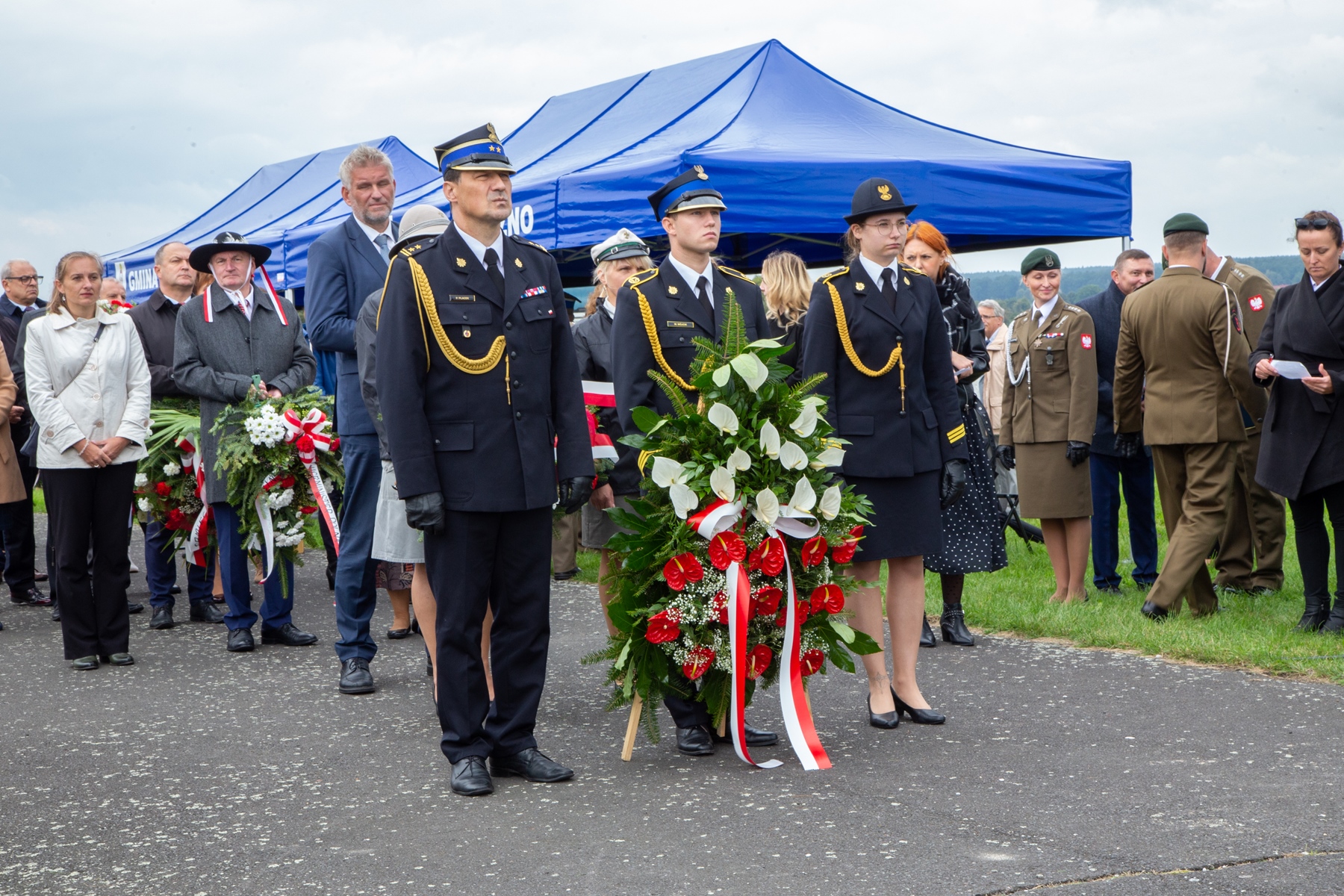 Uroczyste obchody 82. rocznicy bitwy pod Mokrą