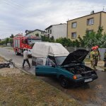 Galerie - 2021 r. - Wąsosz - pożar samochodu