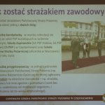 Spotkanie z młodzieżą w ramach prezentacji zawodu strażaka