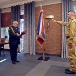 Uroczyste ślubowanie strażaka Piotra Suchańskiego