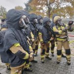 Galerie - Szkolenie z zakresu gaszenia pożarów wewnętrznych dla funkcjonariuszy Straży Marszałkowskiej