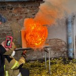 Galerie - Szkolenie z zakresu gaszenia pożarów wewnętrznych dla funkcjonariuszy Straży Marszałkowskiej