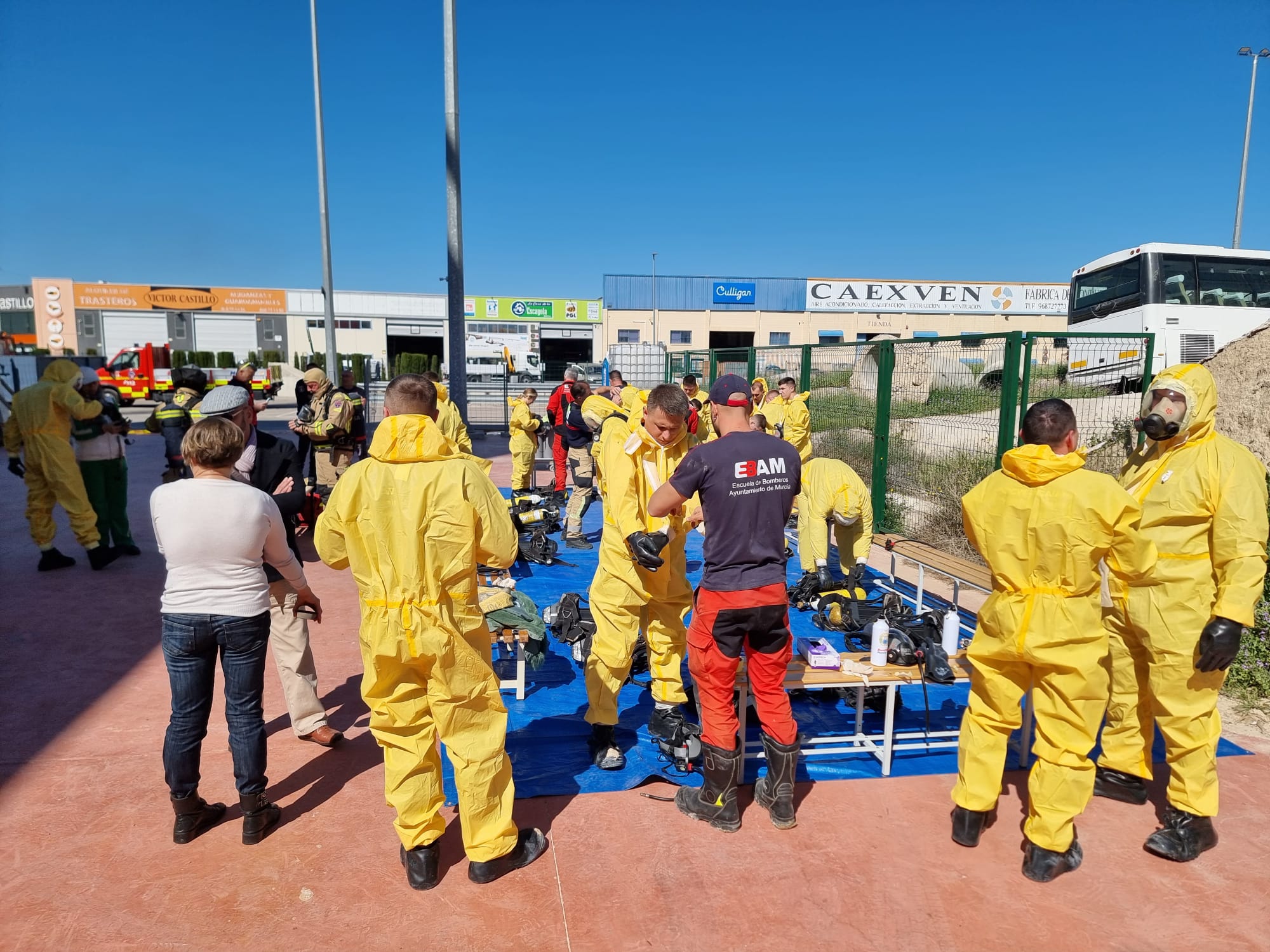 mł. bryg. Artur Wydra na szkoleniu OPCW w Hiszpanii