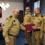 Wręczenie decyzji jubileuszowych funkcjonariuszom Centralnej Szkoły PSP